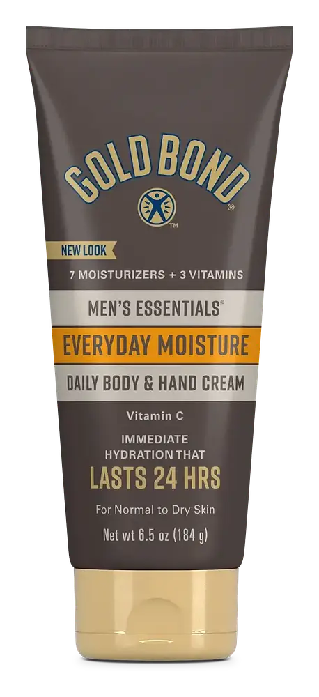 Gold Bond Men's Essentials Everyday Moisture Daily Body & Hand Cream