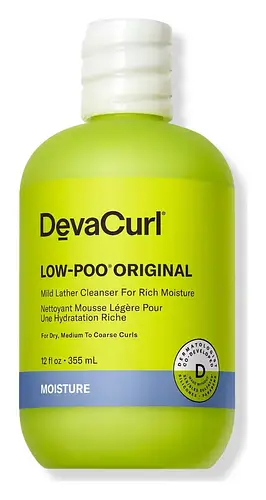 DevaCurl Low-Poo Original Mild Lather Cleanser For Rich Moisture