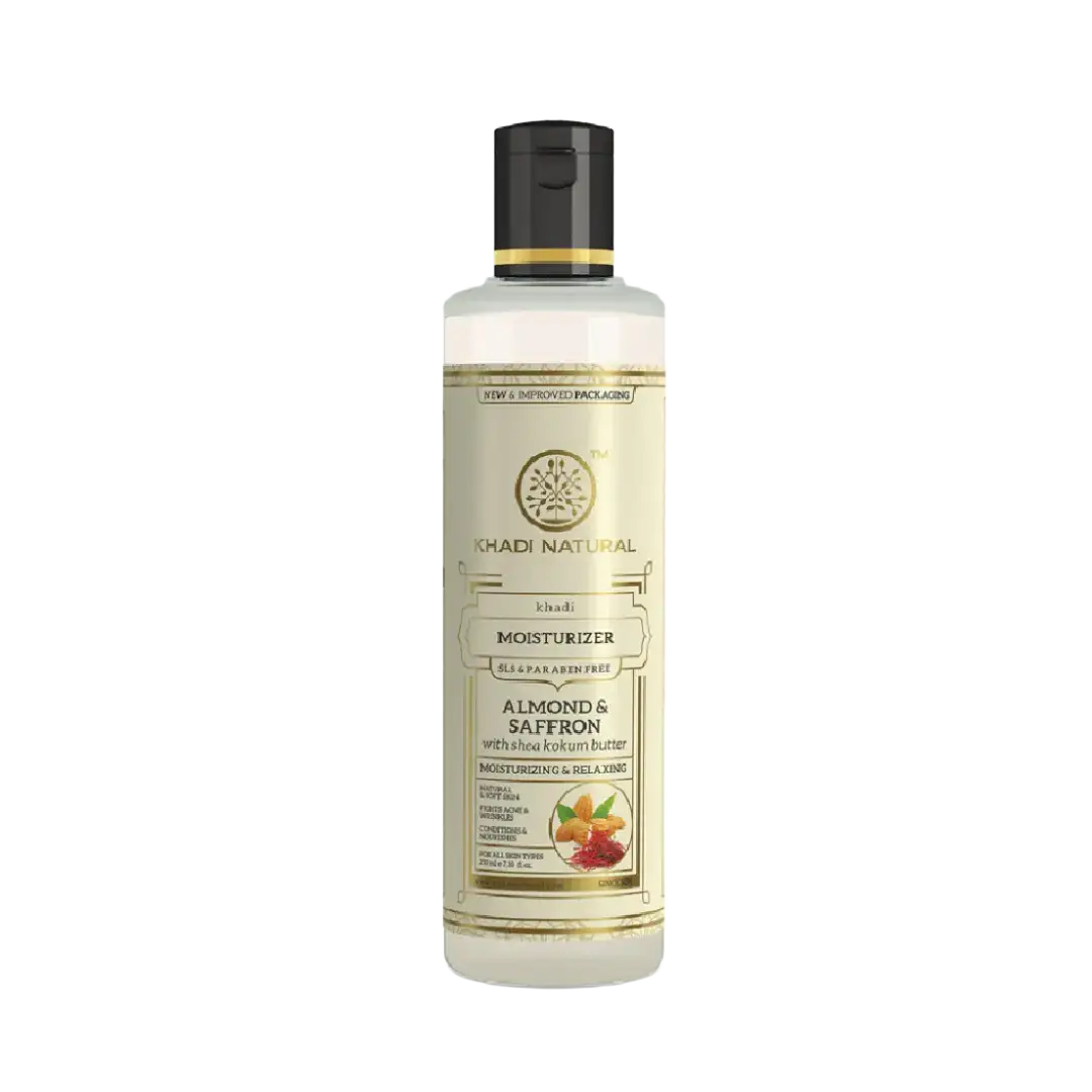 Khadi Natural Almond & Saffron Moisturizer