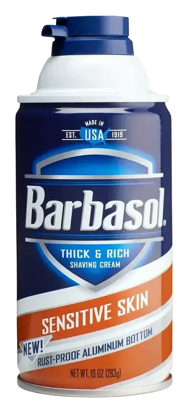 Barbasol Sensitive Skin Thick & Rich Shaving Cream