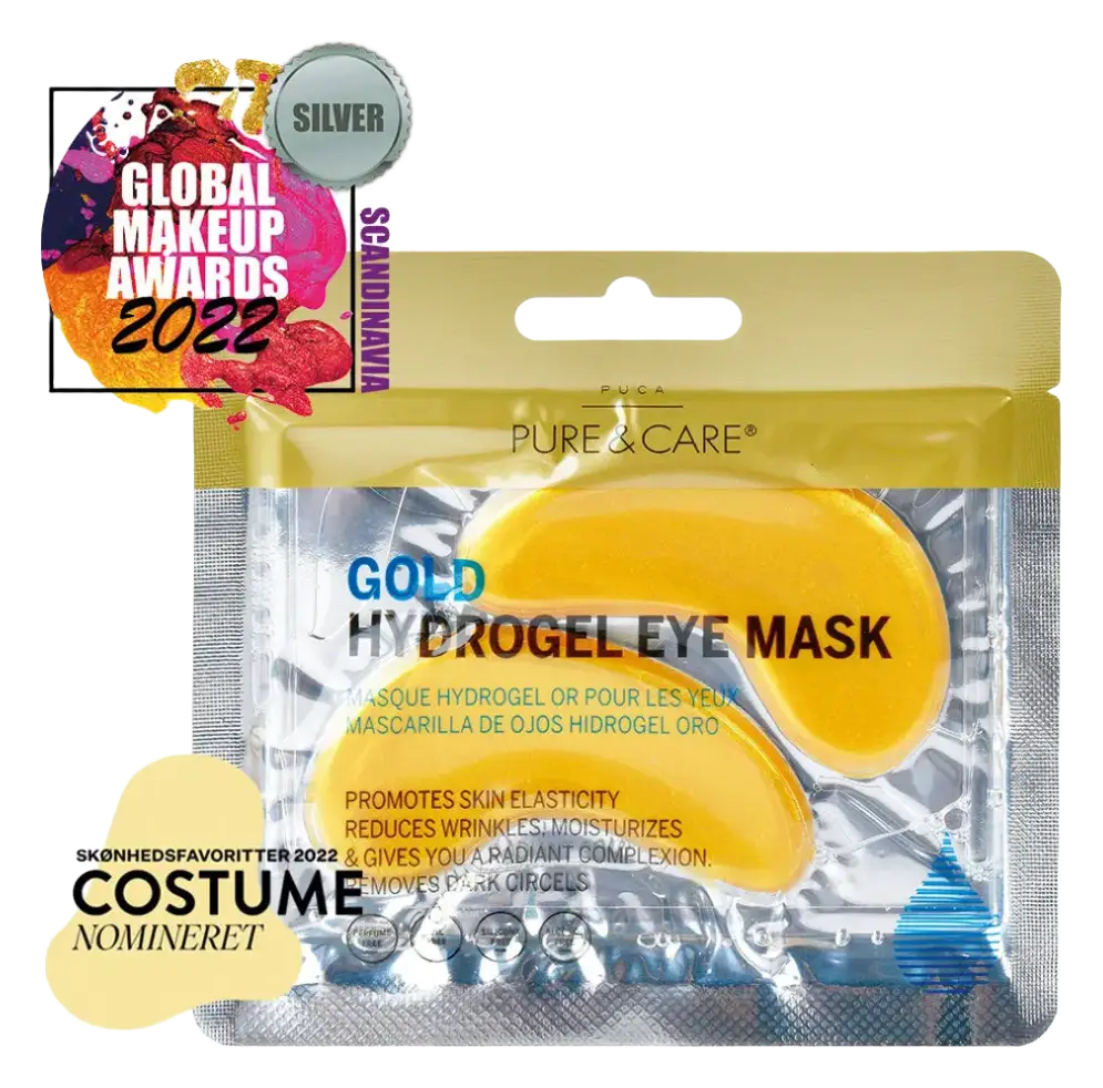 Puca – Pure & Care Hydrogel Eye Mask Gold