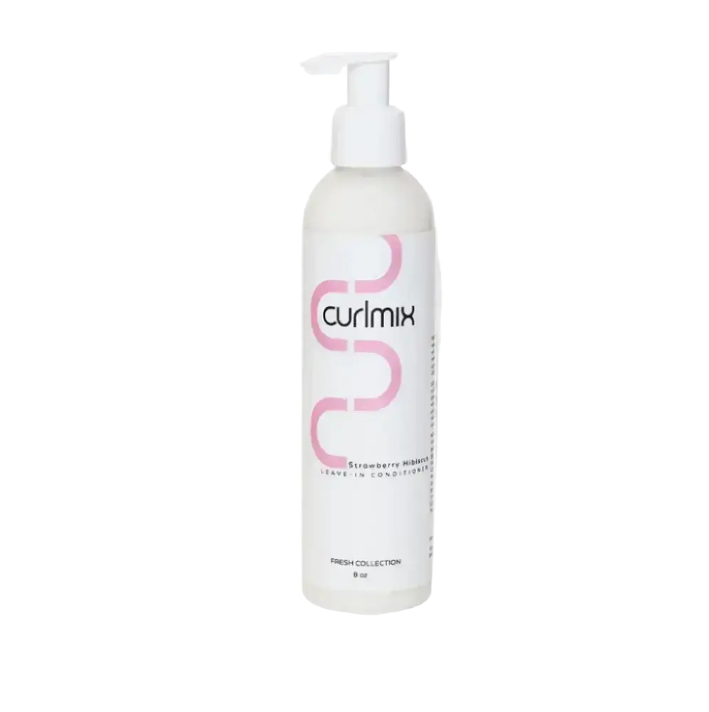 Curlmix Leave-In Conditioner – Strawberry Hibiscus With Grapeseed Oil & Slippery Elm