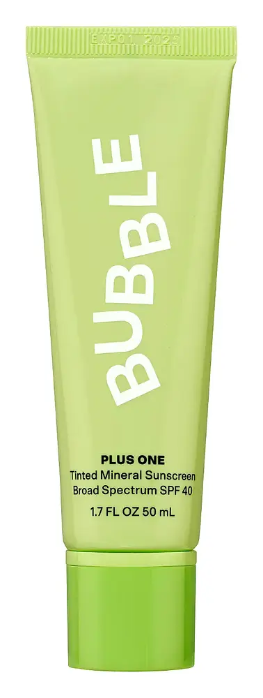 Bubble Plus One Tinted Daily Mineral Sunscreen Broad Spectrum SPF 40