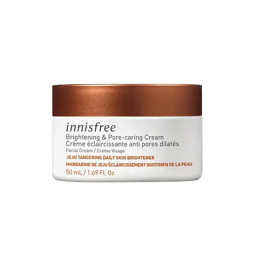 innisfree Brightening & Pore-Caring Cream with Jeju Tangerine Peel Extract