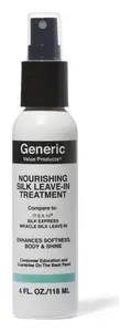 Generic Value Products Nourishing Silk Leave-In Treatment Compare To It’s A 10 Silk Express Miracle Silk Leave-In