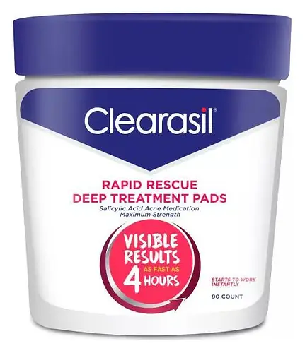 Clearasil Rapid Rescue Deep Treatment Pads