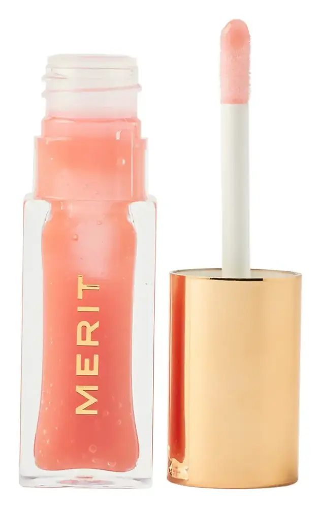 Merit Beauty Shade Slick Gelée Sheer Tinted Lip Oil Jete