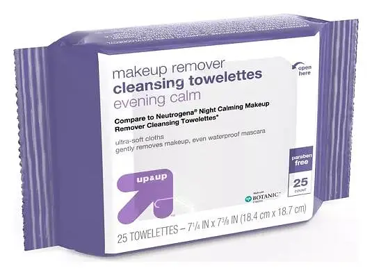 up&up Makeup Remover Cleansing Towelettes Evening Calm