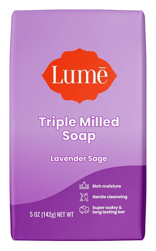 Lume Triple Milled Soap Bar Lavender Sage