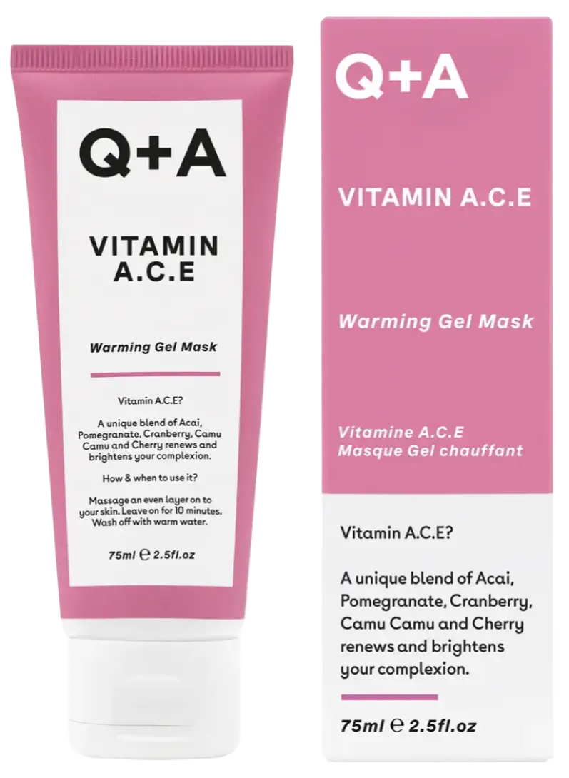 Q + A Vitamin A.C.E Warming Gel Mask