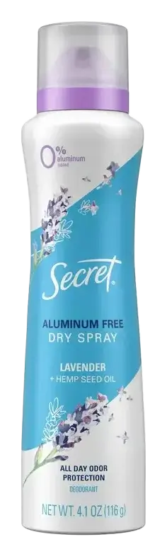 Secret Aluminum Free Dry Spray Lavender