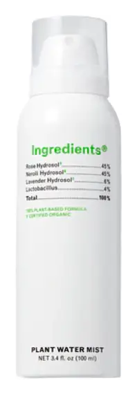 Ingredients Rose Plant Water Mist