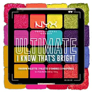 NYX Cosmetics Vegan Ultimate Shadow Palette I Know That's Bright