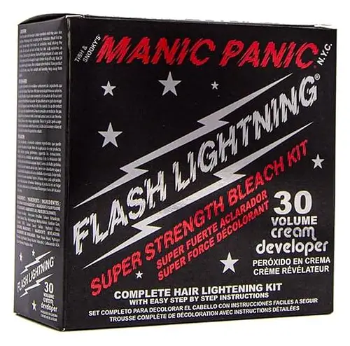 Manic Panic Flash Lightning Bleach Kit 30 Volume Cream Developer