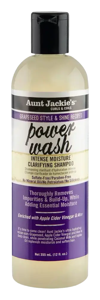 Aunt Jackie's Curls & Coils Power Wash Intense Moisture Clarifying Shampoo