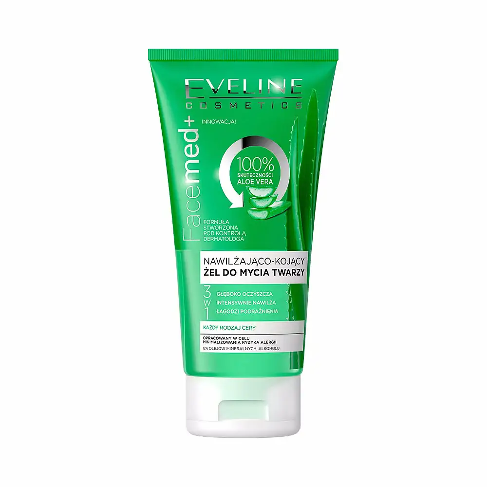 Eveline Moisturizing & Soothing Facial Wash Gel With Aloe Vera