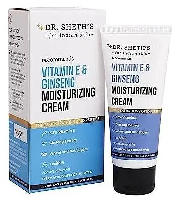 Dr. Sheth's Vitamin E & Ginseng Moisturizing Cream