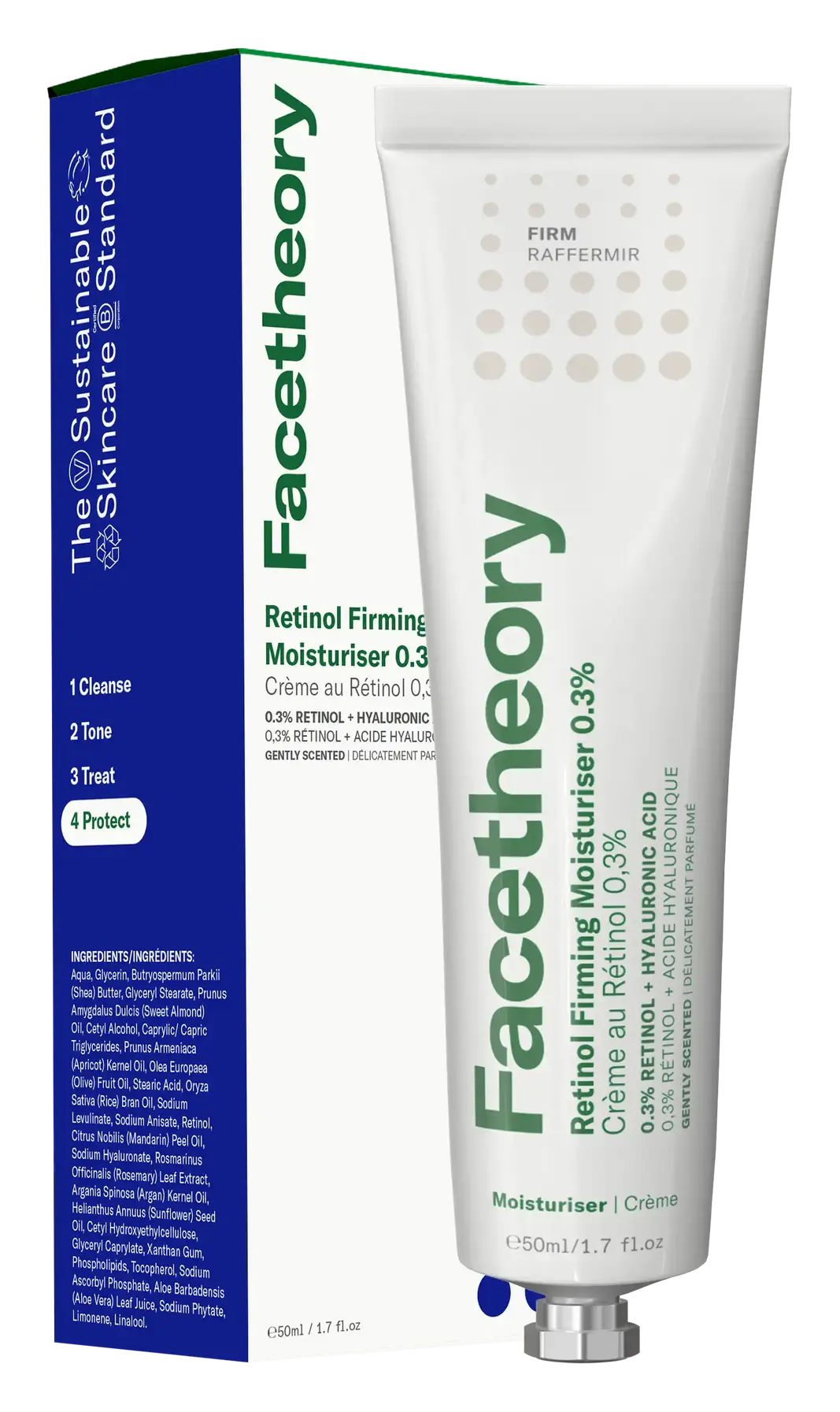 FaceTheory Retinol Firming Moisturiser 0.3% Mandarin
