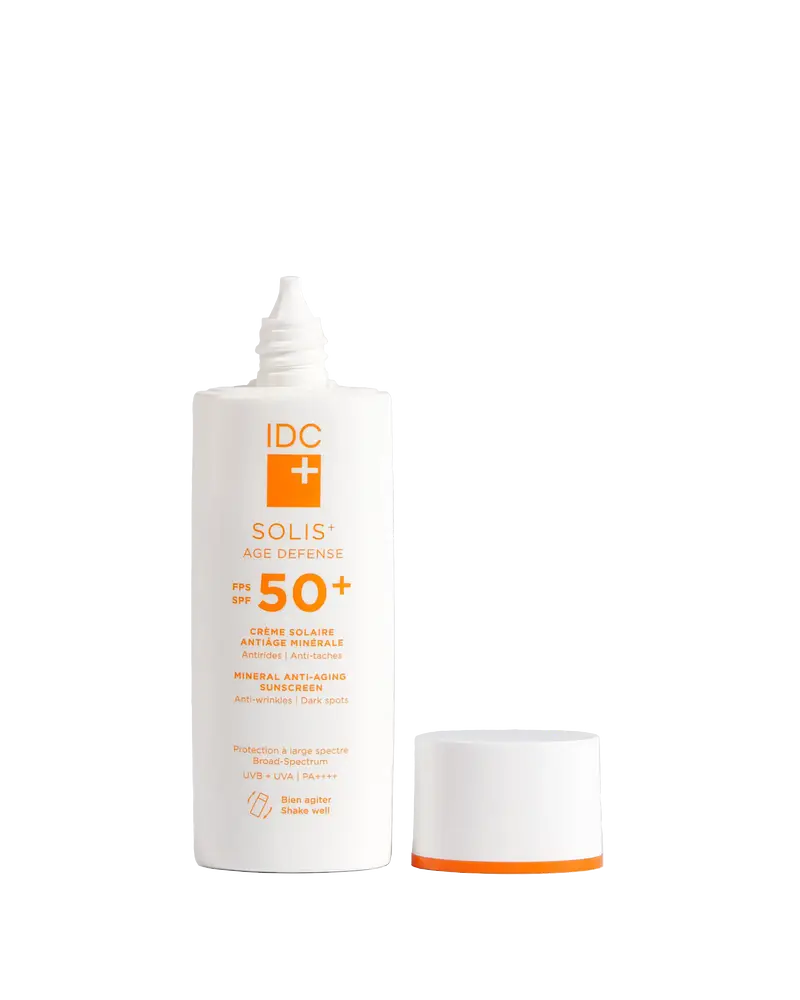 IDC Solis+ Age Defense Mineral Anti-Aging Sunscreen SPF 50+