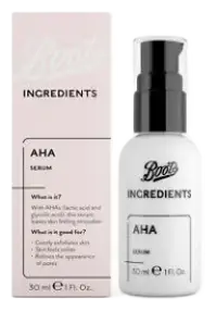Boots Ingredients Alpha Hydroxy Acid Serum