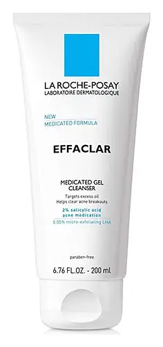 La Roche-Posay Effaclar Medicated Gel Face Cleanser for Acne Prone Skin