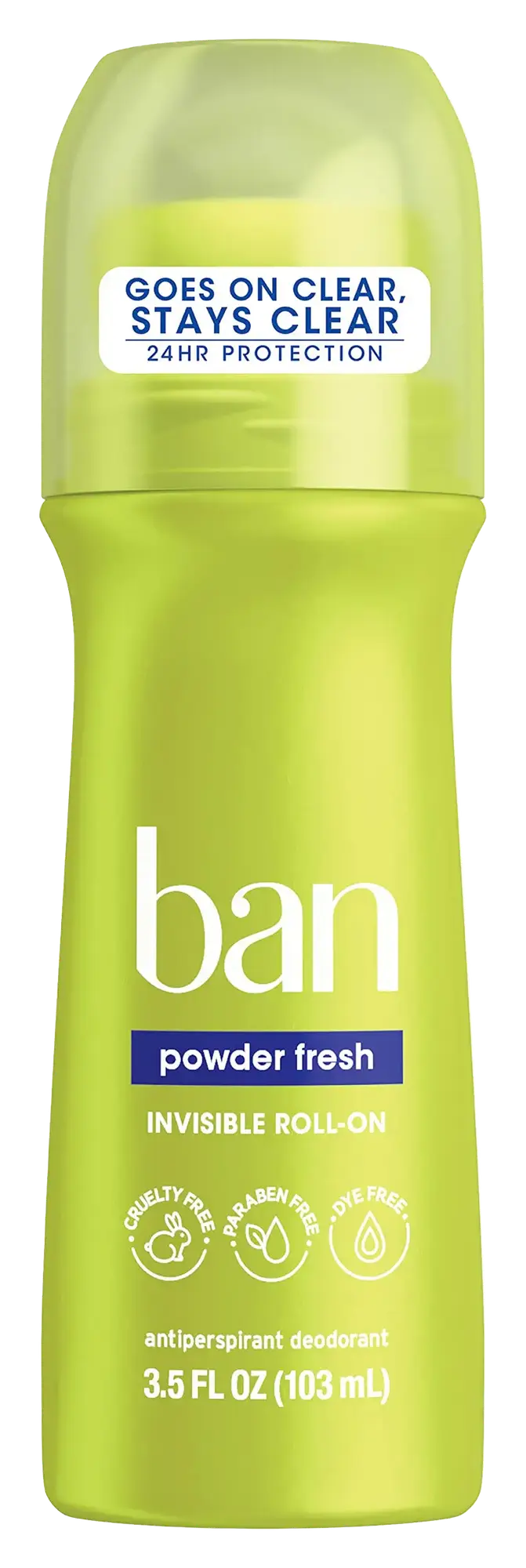 Ban Roll-On Antiperspirant Powder Fresh