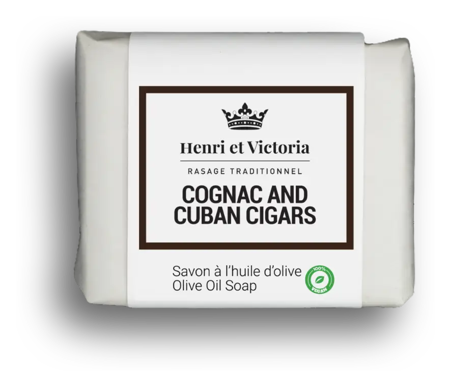 Henri Et Victoria Bar Soap Cognac and Cuban Cigars
