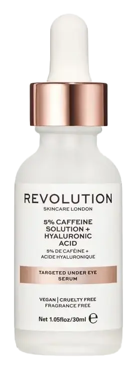 Revolution Beauty Targeted Under Eye Serum - 5% Caffeine + Hyaluronic Acid Serum