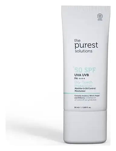The Purest Solutions Matte Finish Sunscreen for Oily Skin 50+ SPF Dry Touch