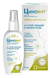 Zinovit Спрей От Угрей И Прыщей