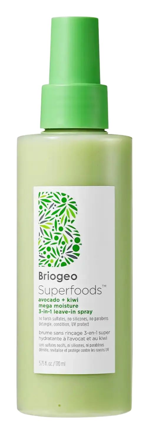 BrioGeo Superfoods Avocado + Kiwi Mega Moisture 3-in-1 Leave-In Spray
