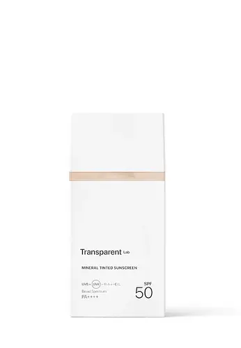 Transparent Lab Mineral Tinted Sunscreen Medium SPF 50 Light