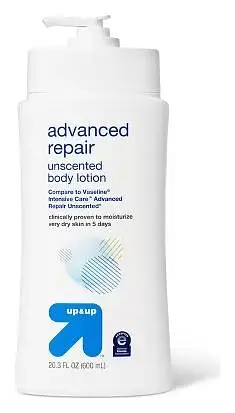 up&up Advanced Repair Unscented Body Lotion
