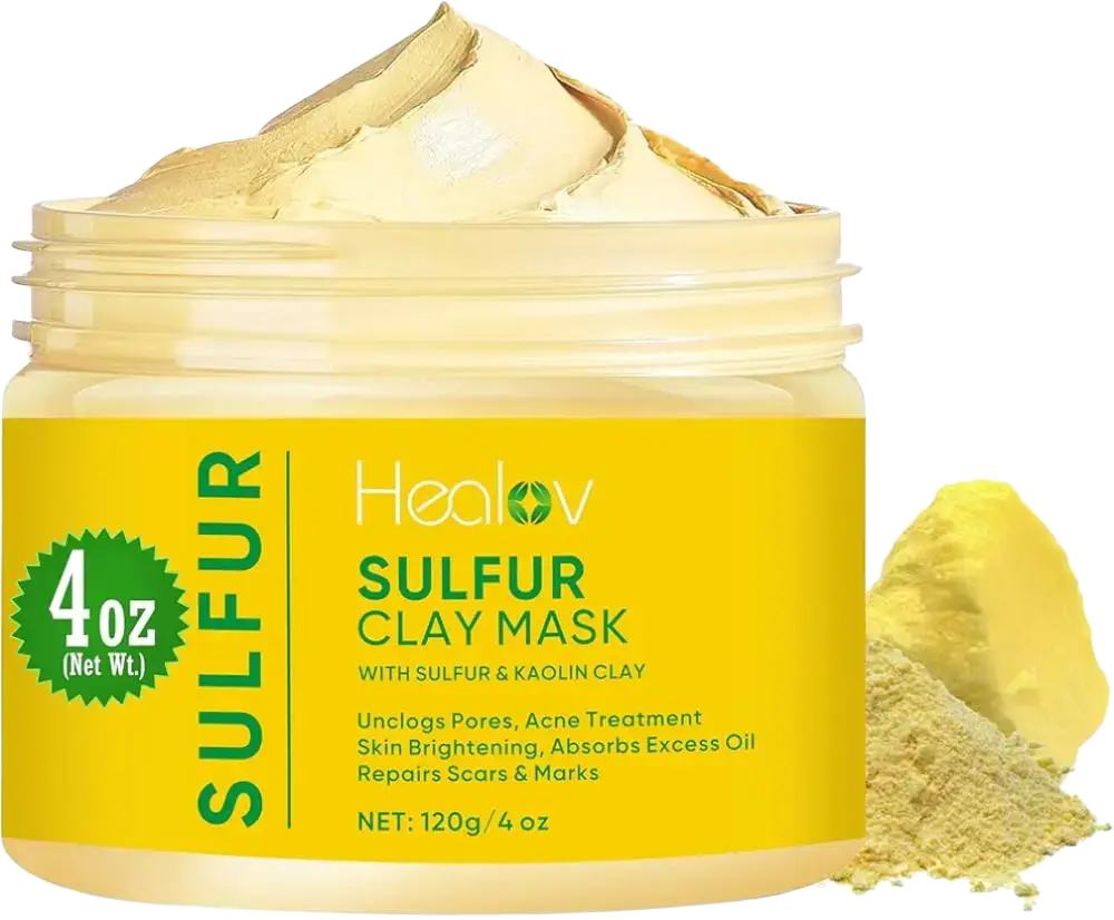 Healov Sulfur Face Mask