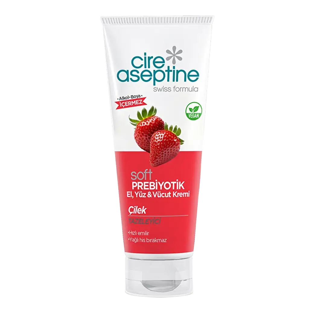 Cire Aseptine Soft Prebiotic Hand, Face & Body Cream Strawberry