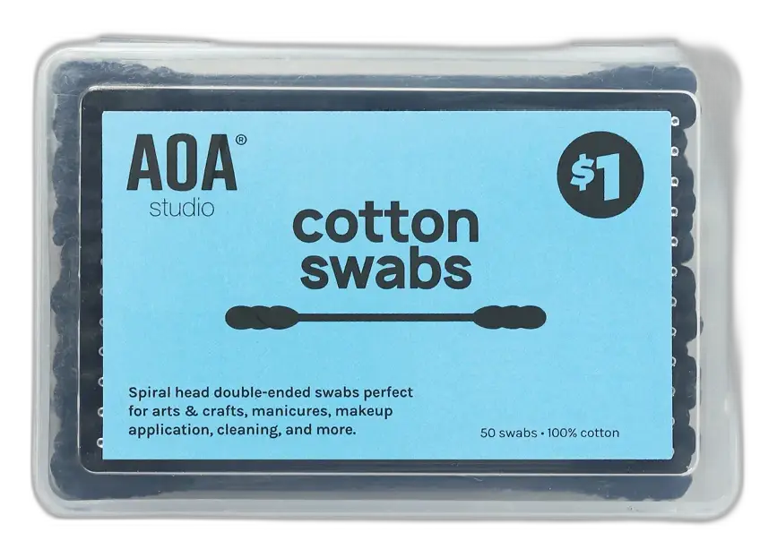 AOA Skin Spiral Tip Cotton Swabs