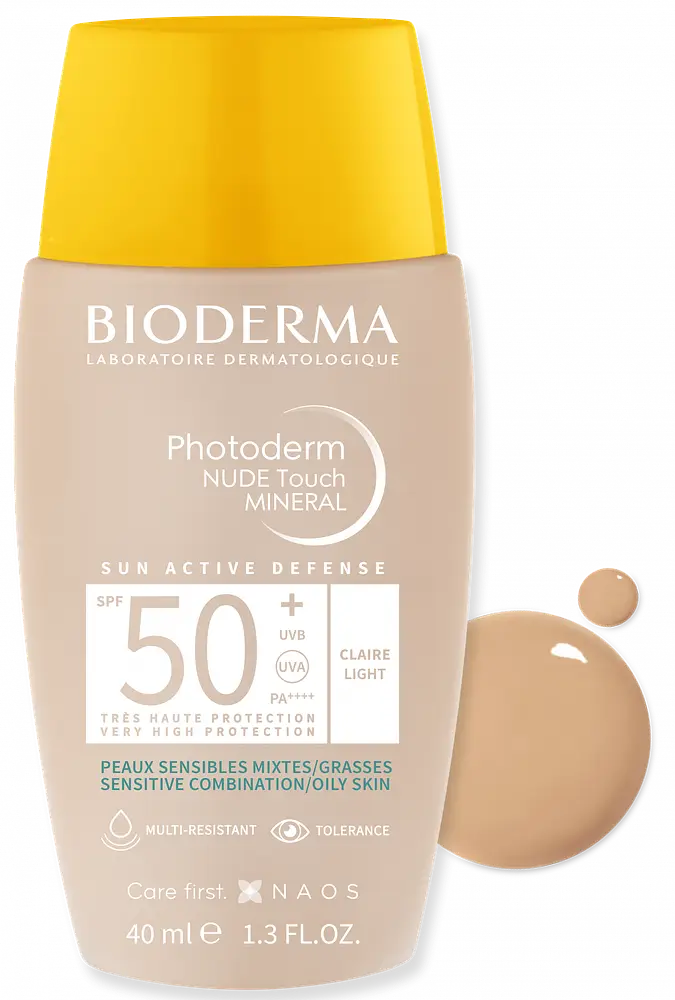 Bioderma Photoderm Nude Touch Mineral SPF 50+ Gold