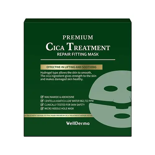 Wellderma Cica Treatment Repair Fitting Mask
