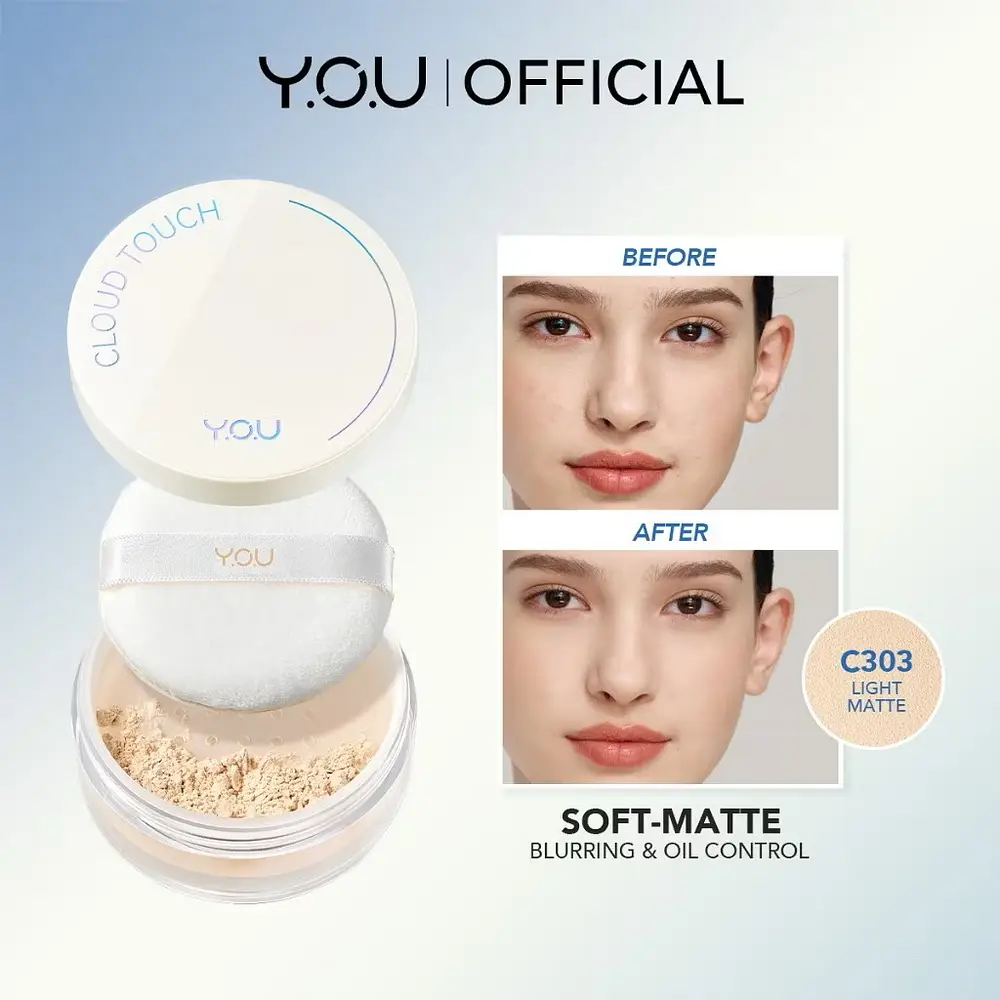 Y.O.U Cloud Touch Blurring Filter Loose Powder C303 Light Matte