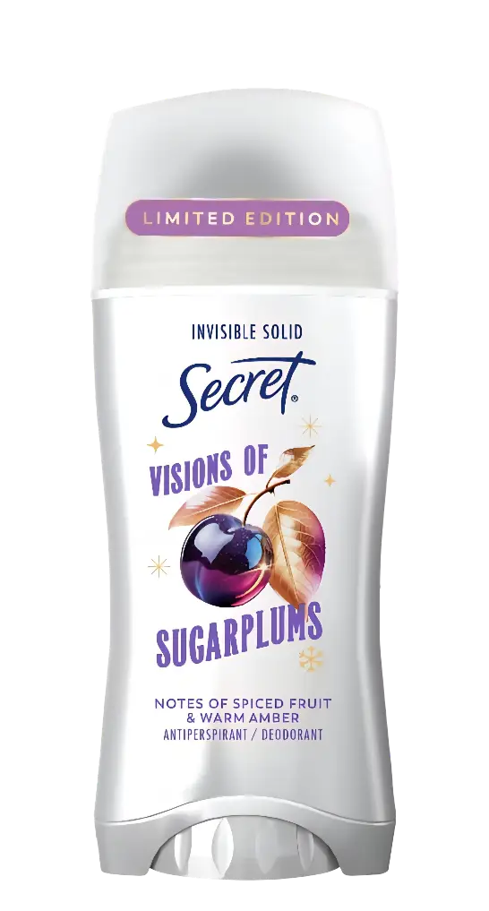 Secret Invisible Solid Antiperspirant Deodorant Visions of Sugarplums (Limited Edition)