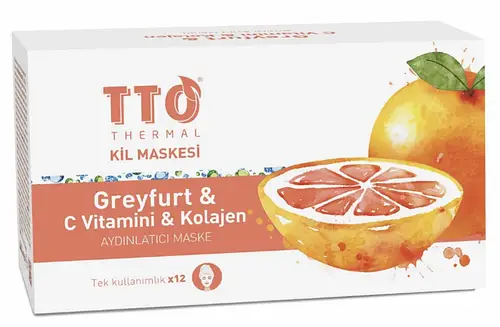 TTO Thermal Kil Maskesi Greyfurt & C Vitamini & Kolajen