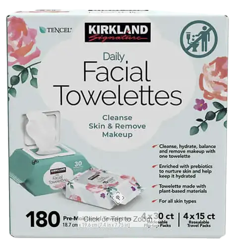 Kirkland Signature Daily Facial Towelettes