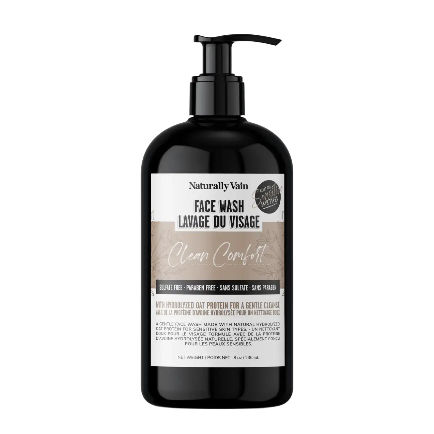Naturally Vain Clean Comfort Face Wash