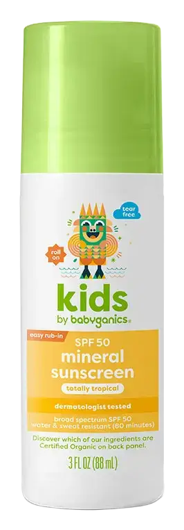Babyganics Kids SPF 50+ Mineral Sunscreen Rollerball
