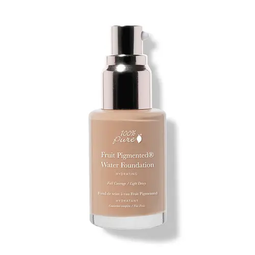 100% Pure Fruit Pigmented Full Coverage Water Foundation Warm 5.0