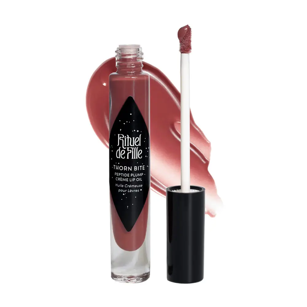 Rituel de Fille Thorn Bite Peptide Plump Crème Lip Oil Rose Crush