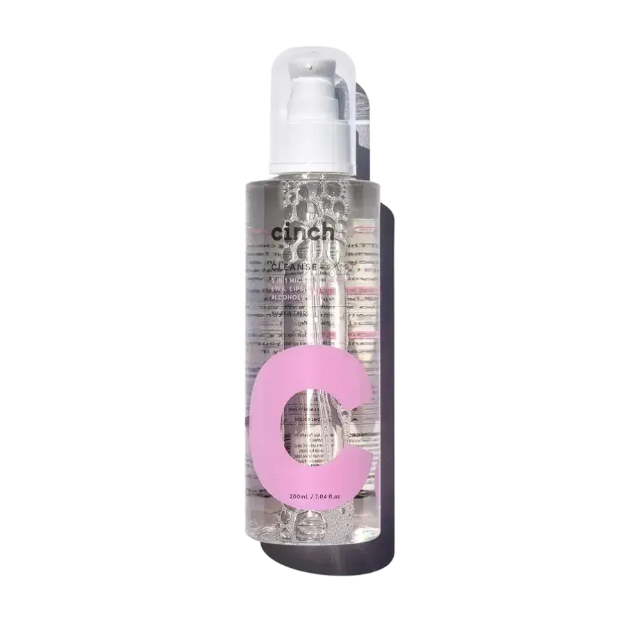 Cinch Cleanse + Glow Micellar