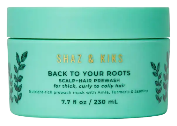 Shaz & Kiks Scalp & Hair Prewash Mask for Thick, Curly or Coily Hair