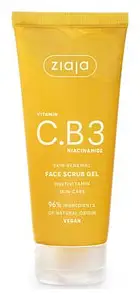 Ziaja Vitamin C.B3 Niacinamide Skin Renewal Face Scrub Gel