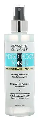 Advanced Clinicals Hydro-Boost Toner Hyaluronic Acid + Aloe Vera